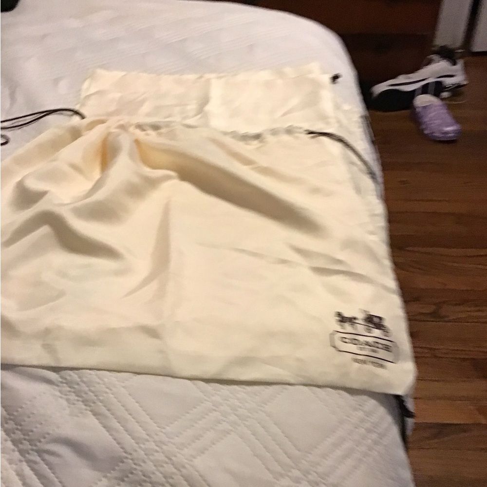 Coach Ivory Dust Bag
